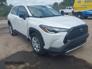 2022 Toyota Corolla Cross L with VIN 7MUAAAAGXNV019426, listed as a IAAI auction lot 42169842 with 46,185 mi miles and . Bid and sale history available at DreamBid. Image 1.
