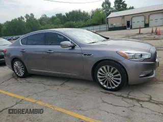 2015 Kia K900 Luxury with VIN KNALW4D48F6019883, listed as a Copart auction lot 58832735 with 59,086 mi miles and Salvage title. Bid and sale history available at DreamBid. Image 4.