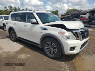 2017 Nissan Armada SL with VIN JN8AY2ND0H9000922, listed as a Copart auction lot 50698965 with 170,769 mi miles and Salvage Title. Bid and sale history available at carsss.com. Image 4.