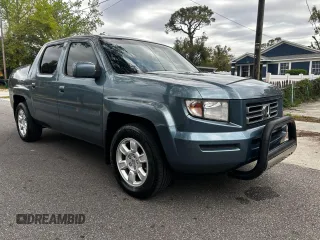 2007 Honda Ridgeline RTL w/Leather with VIN 2HJYK16547H548722, listed as a Copart auction lot 52015255 with 153,236 mi miles and Clean Title. Bid and sale history available at carsss.com. Image 1.