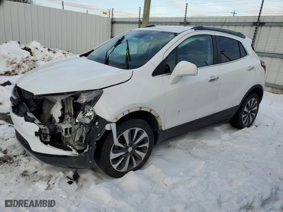 2021 Buick Encore Preferred with VIN KL4CJESB9MB327099, listed as a Copart auction lot 88888215 with 0 mi miles and Non Repairable. Bid and sale history available at carsss.com. Image 1.