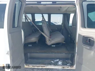 2012 Chevrolet Express Passenger 1LT with VIN 1GAZG1FG0C1150999, listed as a IAAI auction lot 41475070 with 334,911 mi miles. Bid and sale history available at carsss.com. Image 8.