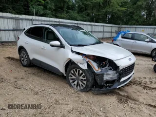 2020 Ford Escape Titanium Hybrid with VIN 1FMCU0DZ6LUA46340, listed as a Copart auction lot 60752615 with 78,534 mi miles and Non repairable. Bid and sale history available at DreamBid. Image 4.