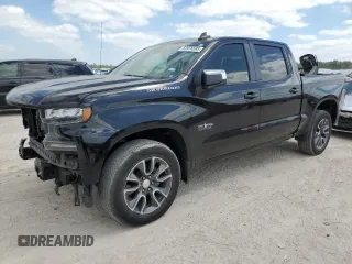 2021 Chevrolet Silverado 1500 LT with VIN 3GCPWCED7MG296033, listed as a Copart auction lot 52976595 with 106,716 mi miles and Salvage Title. Bid and sale history available at DreamBid. Image 1.