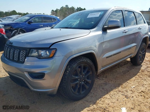 2021 Jeep Grand Cherokee Laredo X with VIN 1C4RJFAG7MC647244, listed as a IAAI auction lot 41886548 with 87,342 mi miles. Bid and sale history available at carsss.com. Image 2.