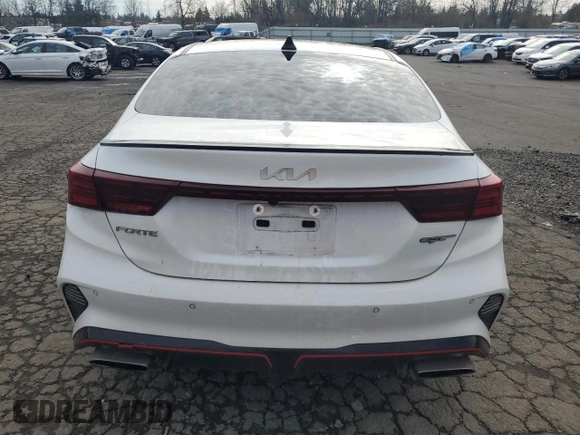 2024 Kia Forte GT with VIN 3KPF44AC1RE717915, listed as a Copart auction lot 47100775 with 31,568 mi miles and Salvage Title. Bid and sale history available at carsss.com. Image 6.