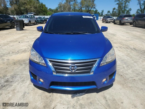 2013 Nissan Sentra SR with VIN 3N1AB7AP5DL693453, listed as a Copart auction lot 49291785 with 114,937 mi miles and Salvage Title. Bid and sale history available at carsss.com. Image 5.
