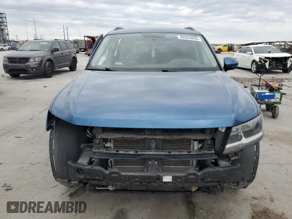 2018 Volkswagen Tiguan S with VIN 3VV0B7AX6JM105107, listed as a Copart auction lot 89363855 with 127,860 mi miles and Salvage title. Bid and sale history available at DreamBid. Image 5.