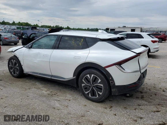 2022 Kia EV6 Wind z VIN KNDC3DLC6N5053572, wystawiony jako Copart lot #54911685 z przebiegiem 26 829 mil mil oraz Szkoda całkowita • Salvage title. Historia ofert i sprzedaży dostępna na DreamBid. Obrazek 2.