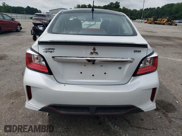 2024 Mitsubishi Mirage G4 ES with VIN ML32FUFJ0RHF06883, listed as a Copart auction lot 65540104 with 15,378 mi miles and Salvage Title. Bid and sale history available at carsss.com. Image 6.