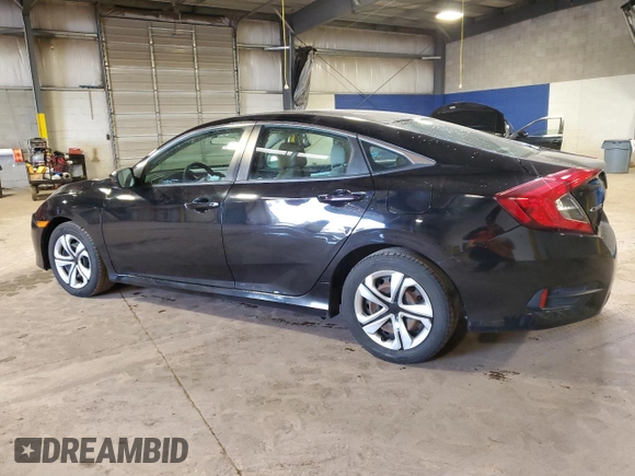 2018 Honda Civic LX with VIN 19XFC2F5XJE204085, listed as a Copart auction lot 51323935 with 164,201 mi miles and Salvage Title. Bid and sale history available at carsss.com. Image 2.