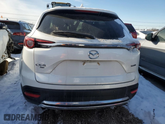 2022 Mazda CX-9 Touring Plus with VIN JM3TCBAY1N0616616, listed as a Copart auction lot 45477775 with 28,436 mi miles and Salvage Title. Bid and sale history available at carsss.com. Image 6.