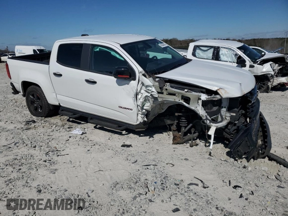2021 Chevrolet Colorado 2WD LT with VIN 1GCGSCEA8M1277653, listed as a Copart auction lot 50004085 with 82,219 mi miles and Salvage title. Bid and sale history available at DreamBid. Image 4.
