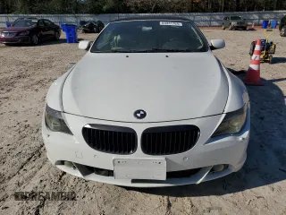 2007 BMW 6 Series 650i with VIN WBAEK13517CN80698, listed as a Copart auction lot 83331764 with 122,563 mi miles and Clean Title. Bid and sale history available at carsss.com. Image 5.