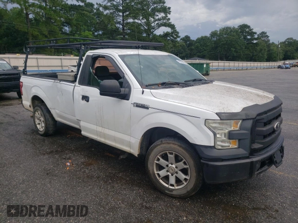 2016 Ford F-150 XL with VIN 1FTMF1C83GKD49384, listed as a Copart auction lot 61072825 with 176,247 mi miles and Salvage title. Bid and sale history available at DreamBid. Image 4.