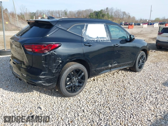 2025 Chevrolet Blazer RS with VIN 3GNKBKRS3SS103807, listed as a IAAI auction lot 41660219 with Not provided miles and . Bid and sale history available at DreamBid. Image 4.