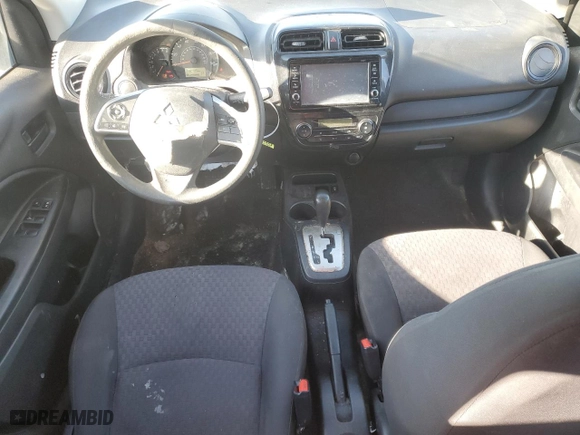 2020 Mitsubishi Mirage ES with VIN ML32A3HJ4LH003691, listed as a Copart auction lot 46307685 with 118,717 mi miles and Salvage Title. Bid and sale history available at carsss.com. Image 8.