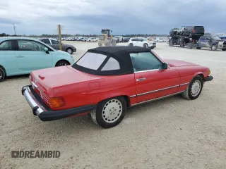 1989 Mercedes-Benz 560 with VIN WDBBA48D1KA100530, listed as a Copart auction lot 74240804 with Not Provided miles and Salvage Title. Bid and sale history available at carsss.com. Image 3.