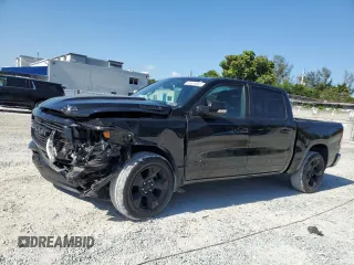 2019 Ram 1500 Big Horn z VIN 1C6RRFFG0KN857081, wystawiony jako Copart lot #55038685 z przebiegiem 65 798 mil mil oraz Szkoda całkowita • Salvage title. Historia ofert i sprzedaży dostępna na DreamBid. Obrazek 1.