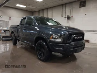 2021 Ram 1500 Classic Warlock with VIN 1C6RR7GG9MS522765, listed as a IAAI auction lot 41198110 with 35,154 mi miles. Bid and sale history available at carsss.com. Image 1.