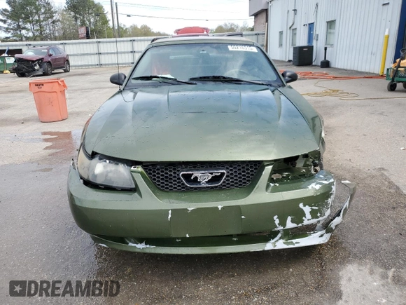 2004 Ford Mustang Deluxe with VIN 1FAFP44694F133635, listed as a Copart auction lot 50216915 with 0 mi miles and Salvage Title. Bid and sale history available at carsss.com. Image 5.