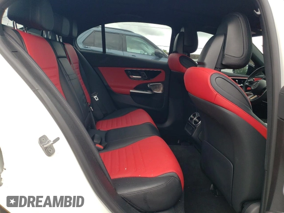 2024 Mercedes-Benz C 300 with VIN W1KAF4HBXRR186127, listed as a Copart auction lot 58901705 with 6,697 mi miles and Salvage title. Bid and sale history available at DreamBid. Image 10.