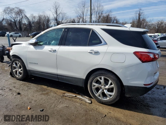 2018 Chevrolet Equinox Premier with VIN 3GNAXMEV1JS596362, listed as a Copart auction lot 44212615 with 54,173 mi miles and Salvage Title. Bid and sale history available at carsss.com. Image 2.