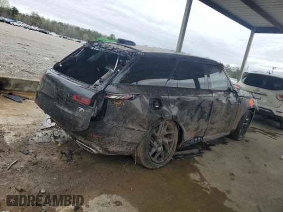 2023 Land Rover Range Rover Sport SE Dynamic with VIN SAL1L9FU3PA132595, listed as a Copart auction lot 50150345 with Not provided miles and Salvage title. Bid and sale history available at DreamBid. Image 3.
