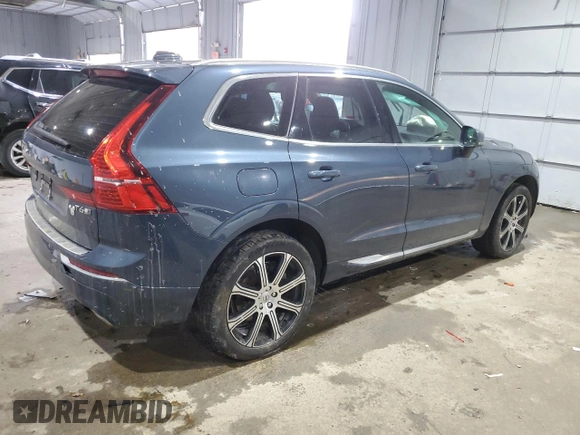 2020 Volvo XC60 Inscription with VIN YV4A22RL0L1549281, listed as a Copart auction lot 44229645 with 80,221 mi miles and Salvage title. Bid and sale history available at DreamBid. Image 3.