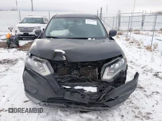 2017 Nissan Rogue SV with VIN KNMAT2MV7HP573221, listed as a IAAI auction lot 40947647 with 162,923 mi miles and . Bid and sale history available at carsss.com. Image 12.