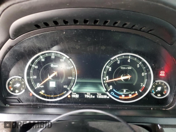 2014 BMW 7 Series ALPINA B7 with VIN WBAYE8C52ED780638, listed as a Copart auction lot 47255805 with 135,339 mi miles and Salvage Title. Bid and sale history available at carsss.com. Image 9.