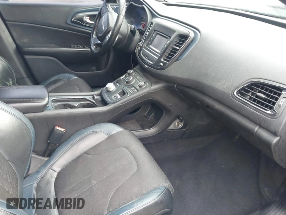 2015 Chrysler 200 S with VIN 1C3CCCBB8FN681822, listed as a IAAI auction lot 41885183 with 123,640 mi miles and . Bid and sale history available at DreamBid. Image 5.