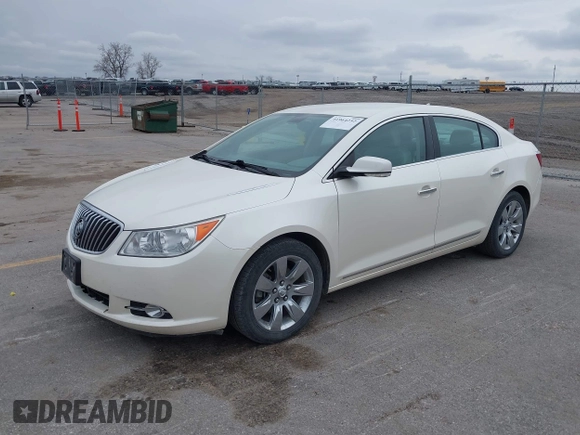 2013 Buick LaCrosse Premium 1 with VIN 1G4GF5E32DF278622, listed as a IAAI auction lot 41964252 with 148,530 mi miles. Bid and sale history available at carsss.com. Image 2.