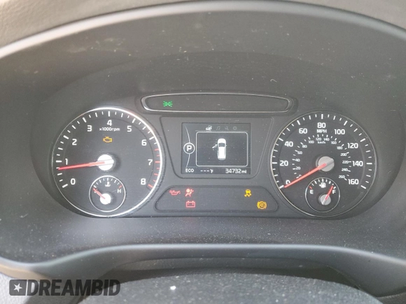 2016 Kia Sorento LX with VIN 5XYPG4A39GG049647, listed as a Copart auction lot 51811875 with 34,732 mi miles and Salvage Title. Bid and sale history available at DreamBid. Image 9.