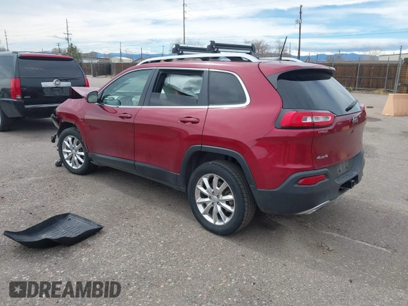 2017 Jeep Cherokee Limited with VIN 1C4PJMDSXHW622175, listed as a IAAI auction lot 41862930 with 118,153 mi miles and . Bid and sale history available at DreamBid. Image 3.