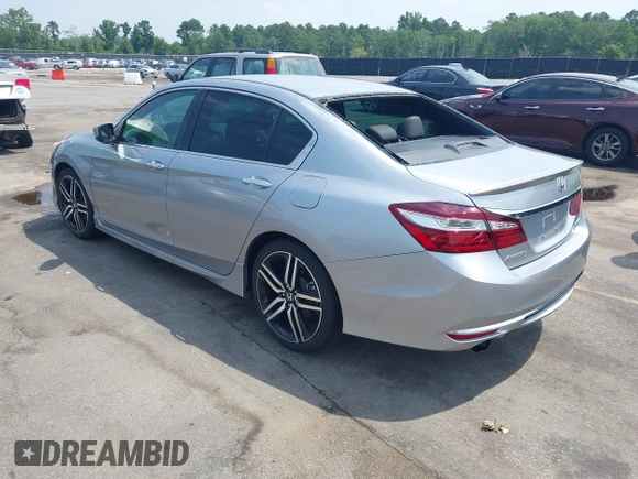 2016 Honda Accord Sport with VIN 1HGCR2F52GA176023, listed as a IAAI auction lot 42560781 with 120,430 mi miles and . Bid and sale history available at DreamBid. Image 3.