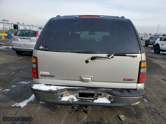 2005 GMC Yukon SLT with VIN 1GKEK13T05J159070, listed as a Copart auction lot 44980575 with 0 mi miles and Salvage Title. Bid and sale history available at carsss.com. Image 6.