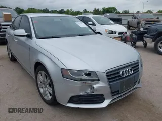 2010 Audi A4 2.0T Premium with VIN WAUAFAFL9AN056787, listed as a IAAI auction lot 42025552 with 163,950 mi miles. Bid and sale history available at carsss.com. Image 1.