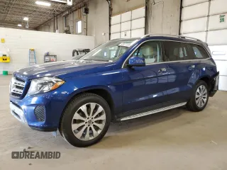 2017 Mercedes-Benz GLS 450 with VIN 4JGDF6EE7HA976883, listed as a Copart auction lot 50027235 with 133,304 mi miles and Salvage Title. Bid and sale history available at DreamBid. Image 1.