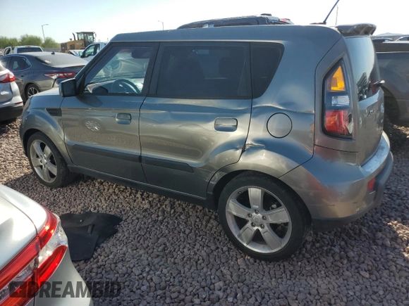 2010 Kia Soul + with VIN KNDJT2A22A7044114, listed as a Copart auction lot 69849854 with 122,320 mi miles and Salvage Title. Bid and sale history available at carsss.com. Image 2.