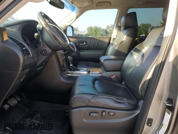 2012 Infiniti QX56 8-passenger with VIN JN8AZ2ND3C9715506, listed as a Copart auction lot 68324314 with 173,222 mi miles and Non Repairable. Bid and sale history available at carsss.com. Image 7.