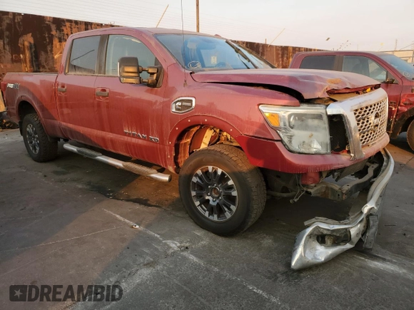2016 Nissan Titan SL with VIN 1N6BA1F46GN516606, listed as a Copart auction lot 54073565 with 38,097 mi miles and Salvage title. Bid and sale history available at DreamBid. Image 4.