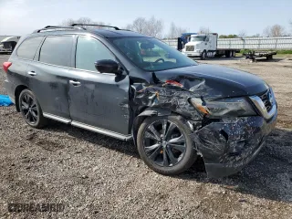 2018 Nissan Pathfinder SL with VIN 5N1DR2MM6JC644212, listed as a Copart auction lot 45161275 with 83,779 mi miles and Salvage Title. Bid and sale history available at carsss.com. Image 4.