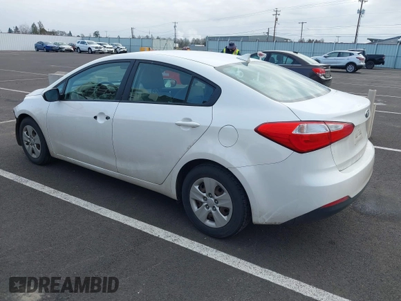 2015 Kia Forte LX with VIN KNAFX4A64F5429778, listed as a IAAI auction lot 41732846 with 167,253 mi miles. Bid and sale history available at carsss.com. Image 3.