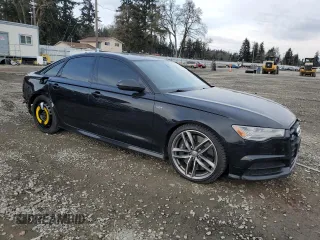 2016 Audi S6 Premium Plus with VIN WAUF2AFCXGN183025, listed as a Copart auction lot 42998675 with 84,100 mi miles and Salvage Title. Bid and sale history available at carsss.com. Image 4.