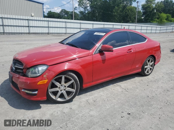 2012 Mercedes-Benz C 250 with VIN WDDGJ4HB4CF780942, listed as a Copart auction lot 59398325 with 155,955 mi miles and Salvage title. Bid and sale history available at DreamBid. Image 1.