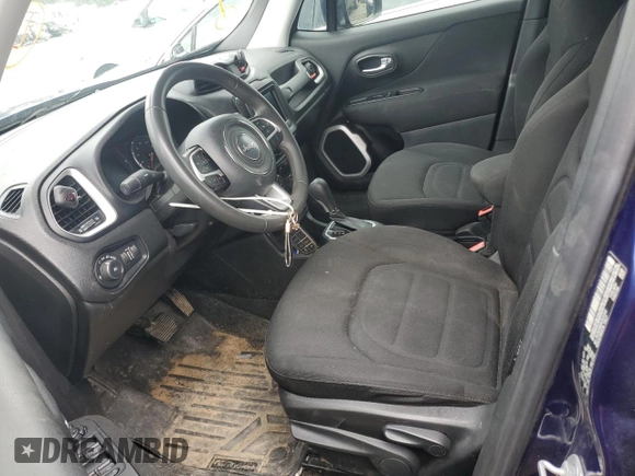 2020 Jeep Renegade Latitude with VIN ZACNJABB3LPL01302, listed as a Copart auction lot 57945085 with 101,515 mi miles and Salvage title. Bid and sale history available at DreamBid. Image 7.
