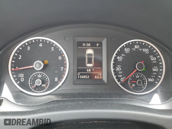 2017 Volkswagen Tiguan S with VIN WVGAV7AX6HK001501, listed as a Copart auction lot 55836315 with 116,052 mi miles and Salvage Title. Bid and sale history available at DreamBid. Image 9.