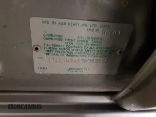 2007 Subaru Forester X с VIN JF1SG63657H743486, выставлен на аукционе Copart как лот 57681455 с пробегом 57 863 миль миль и Списание • Salvage title. История ставок и продаж доступна на DreamBid. Изображение 13.