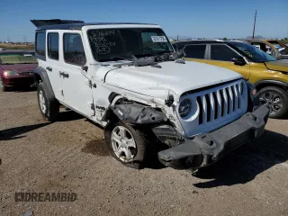 2022 Jeep Wrangler Unlimited Willys with VIN 1C4HJXDN2NW134737, listed as a Copart auction lot 67411754 with 56,296 mi miles and Salvage Title. Bid and sale history available at DreamBid. Image 4.